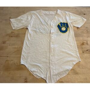 Vintage 1992 Milwaukee Brewers‎ Baseball Jersey Cooperstown MLB Single Stitch